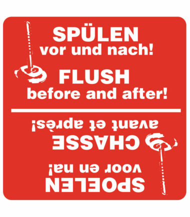 flush sticker