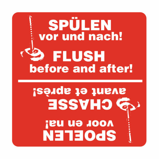 flush sticker