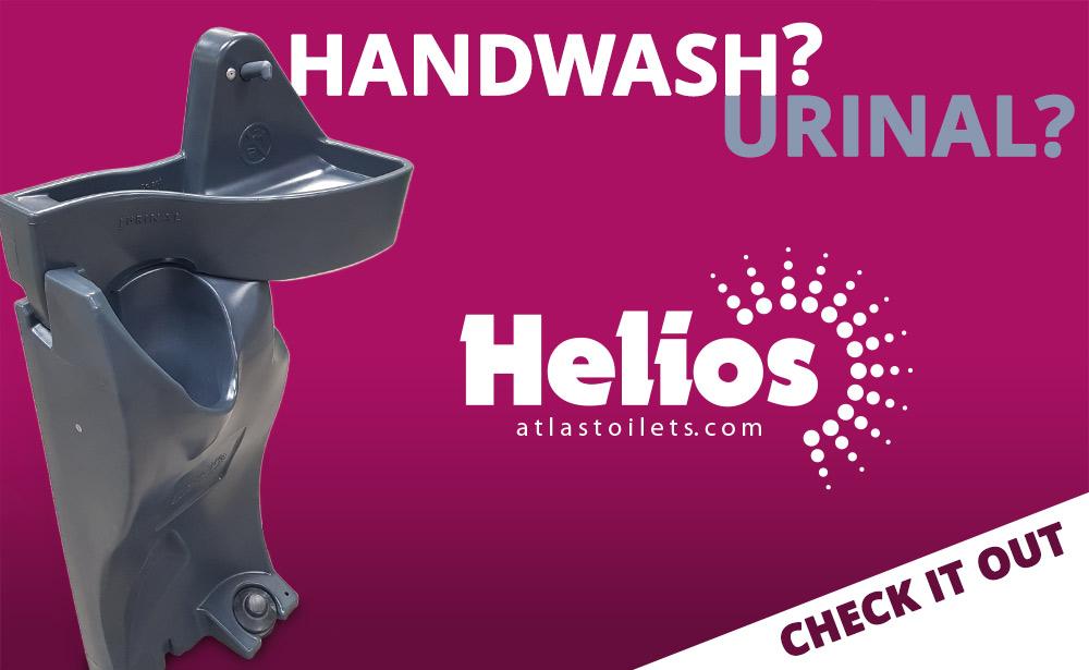 Helios urinal and handwash